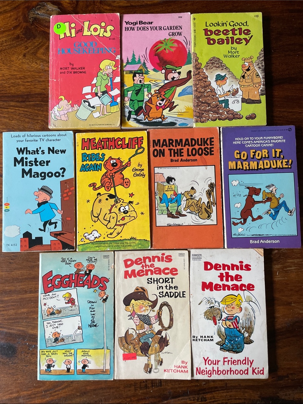 10 Classic Kids Comics in Paperback Book Form Hi Lois Magoo Marmaduke Menace